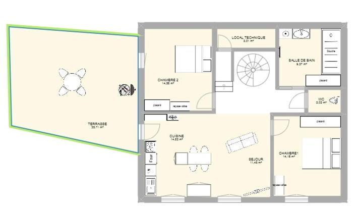 Les Tuileries De Lencieux Apartman Gigondas Kültér fotó